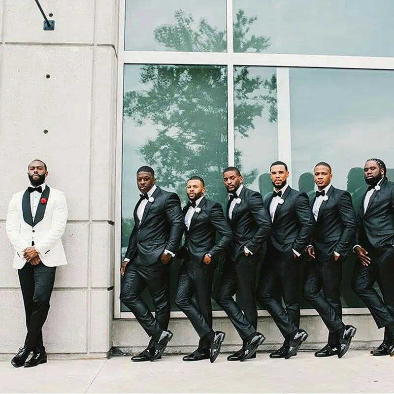 Slim Groom Tuxedo Men Suits for Wedding White Costume Homme Mariage Black Groomsmen Blazer 2Piece Terno Masculino Traje Hombre
Slim Groom Tuxedo Men Suits for Wedding White Costume Homme Mariage Black Groomsmen Blazer 2Piece Terno Masculino Traje Hombre
