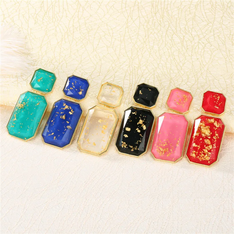Dayoff Trendy Resin Big Drop Earrings For Women Jewelery Geometric Rectangle Statement Earings Gifts For Women Accessories E465
Dayoff Trendy Resin Big Drop Earrings For Women Jewelery Geometric Rectangle Statement Earings Gifts For Women Accessories E465