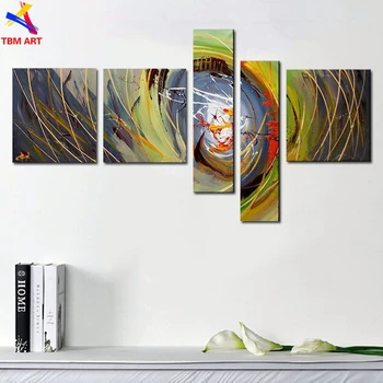 5 Panels Canvas Set Mix Color Handmade Abstract Oil Painting on Canvas Wall Art Gift No Framed for Living Room Decoration Z077
5 Panels Canvas Set Mix Color Handmade Abstract Oil Painting on Canvas Wall Art Gift No Framed for Living Room Decoration Z077