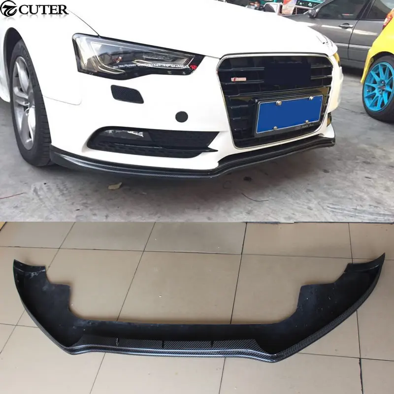 A5 Carbon Fiber front bumper front lip for Audi A5 standard bumper Car Body Kits 12-16
A5 Carbon Fiber front bumper front lip for Audi A5 standard bumper Car Body Kits 12-16