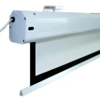 113" Super Deluxe Electric Motorized Projector Screen, Cinemawhite fiberglass with RF IR remotes, 12v trigger and controls
113" Super Deluxe Electric Motorized Projector Screen, Cinemawhite fiberglass with RF IR remotes, 12v trigger and controls