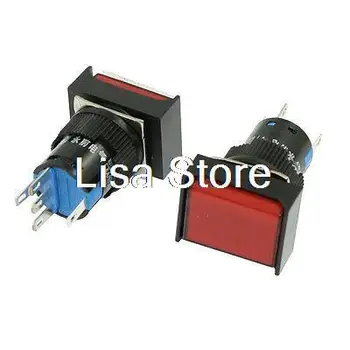 2pcs AC 220V 3A Red Lamp Cap Panel Mount Latching Red Light Rectangular Push Button Switch
2pcs AC 220V 3A Red Lamp Cap Panel Mount Latching Red Light Rectangular Push Button Switch