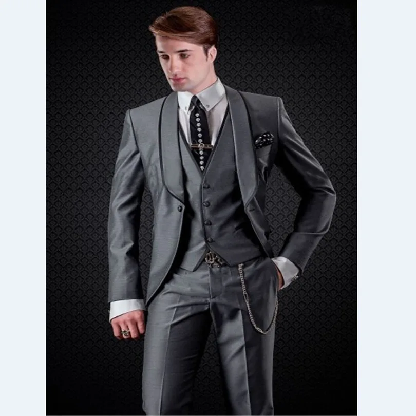 2017 Tailored Made Groomsmen Shawl Lapel Groom Tuxedos Men Suits Party Prom Terno Masculino Vestidos(Jacket+Pants+Vest) A049
2017 Tailored Made Groomsmen Shawl Lapel Groom Tuxedos Men Suits Party Prom Terno Masculino Vestidos(Jacket+Pants+Vest) A049