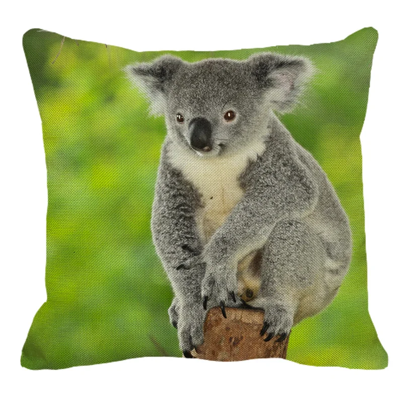 XUNYU Cute Koala Linen Cushion Cover Animal Pattern Decorative Pillowcase Home Sofa Square Pillow Cover 45x45cm AC083
XUNYU Cute Koala Linen Cushion Cover Animal Pattern Decorative Pillowcase Home Sofa Square Pillow Cover 45x45cm AC083