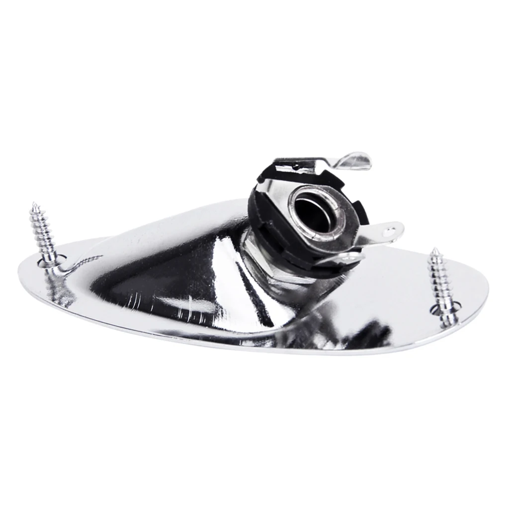 Tooyful Chromeplated Boat Output Plate Jack Socket for Electric Guitar Fender Strat New
Tooyful Chromeplated Boat Output Plate Jack Socket for Electric Guitar Fender Strat New
