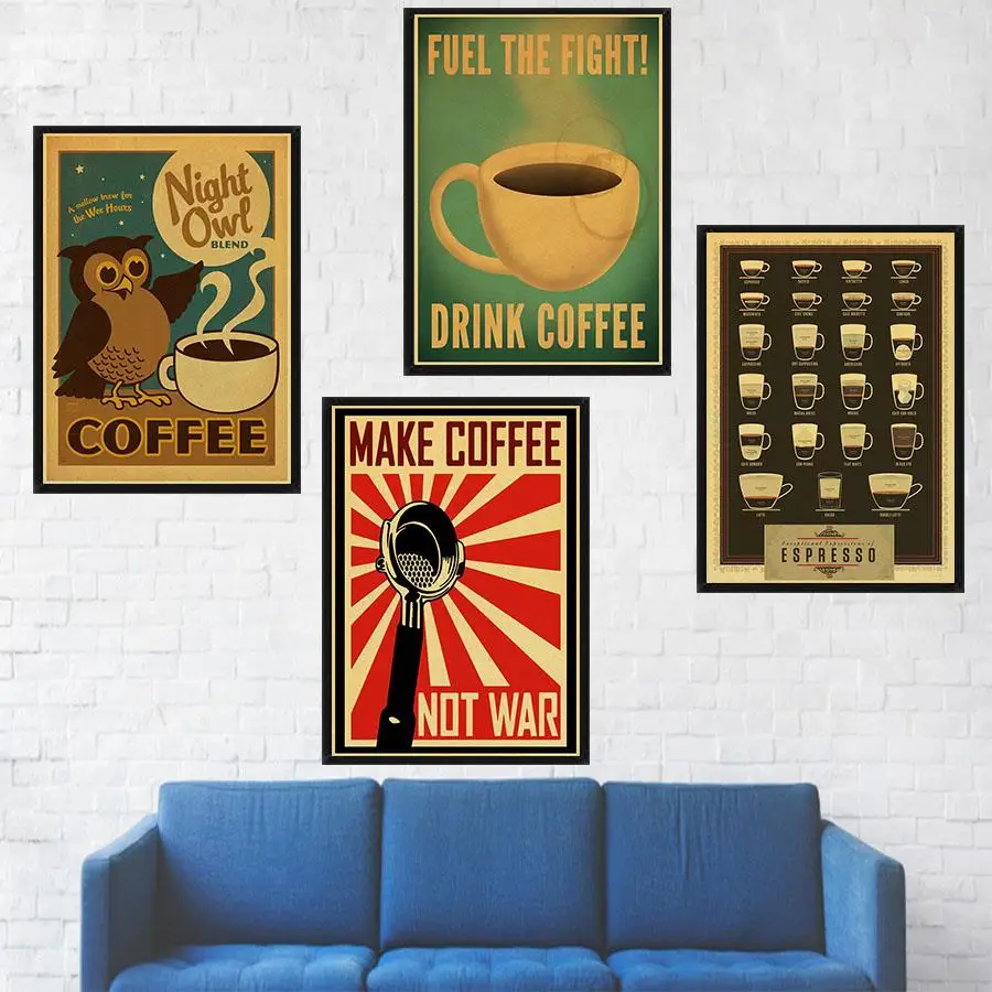 Classic Coffee Vintage Poster Bars Cafe Kitchen Coffee Making Manuals Retro Kraft Paper Print Wall Adornment Vintage Wall Poster
Classic Coffee Vintage Poster Bars Cafe Kitchen Coffee Making Manuals Retro Kraft Paper Print Wall Adornment Vintage Wall Poster