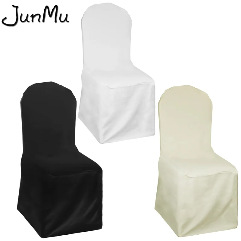 Top Quality Black/Ivory/White Polyester Chair Cover For Wedding Party Event Banquet Chair Cover Decor Supplies
Top Quality Black/Ivory/White Polyester Chair Cover For Wedding Party Event Banquet Chair Cover Decor Supplies
