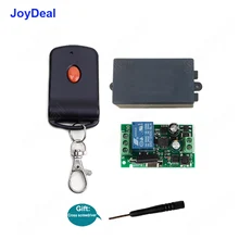 433 MHz Universal Wireless Fernbedienung Schalter AC 220 V 110 V 1CH RF Relais Empfänger Modul 433 Mhz Sender für Licht Schalter(China)