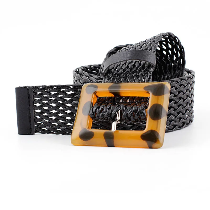 New Fashion Women Braid Belt Female Hollow Breathable Square Buckle Weave Waist Belt For Pants Dress Ladies Strap
New Fashion Women Braid Belt Female Hollow Breathable Square Buckle Weave Waist Belt For Pants Dress Ladies Strap