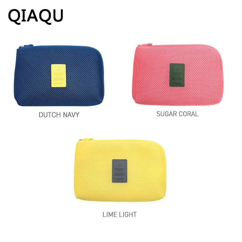 QIAQUCreative Shockproof Travel Digital USB Charger Grid Cable Earphone Case Makeup Cosmetic Organizer Accessories Bag
QIAQUCreative Shockproof Travel Digital USB Charger Grid Cable Earphone Case Makeup Cosmetic Organizer Accessories Bag