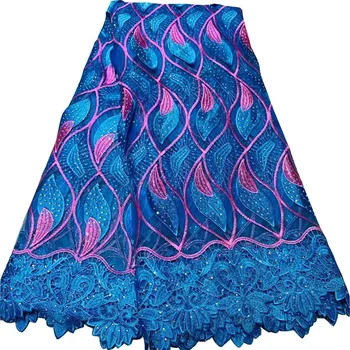 Hot sale 5yards embroidered african french lace fabric with stone african lace fabric for dress african cord lace fabric WD-A81
Hot sale 5yards embroidered african french lace fabric with stone african lace fabric for dress african cord lace fabric WD-A81
