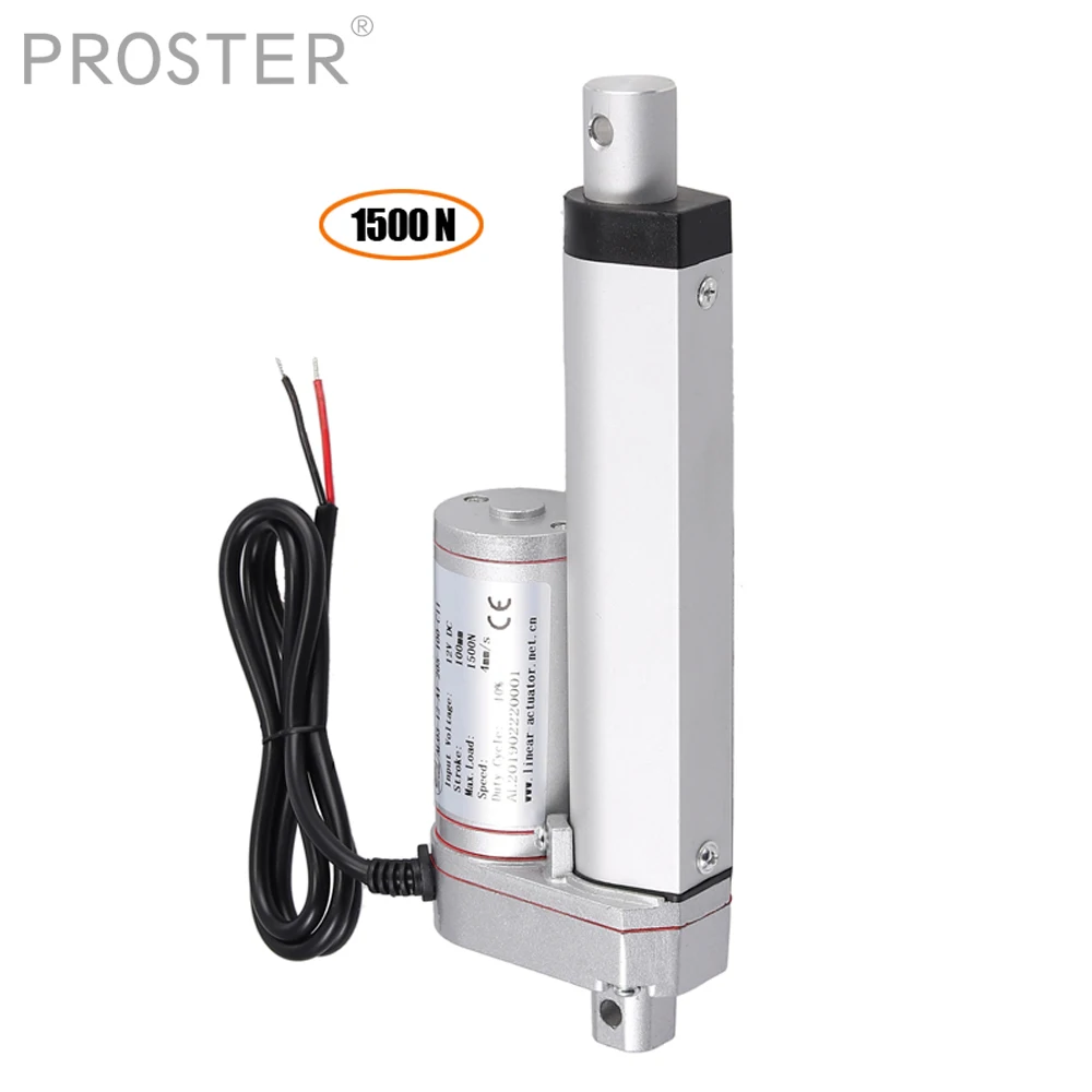 Proster Electric Linear actuator 100mm Stroke linear motor controller dc 12V 24V 1500N Linear Actuator Motor For Auto Car RV
Proster Electric Linear actuator 100mm Stroke linear motor controller dc 12V 24V 1500N Linear Actuator Motor For Auto Car RV