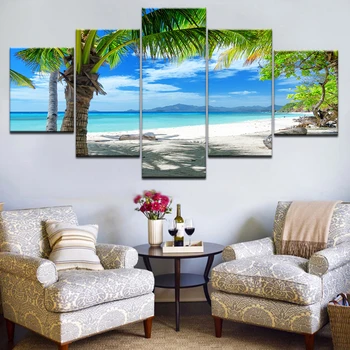 Wall Pictures For Living Room Decor Modular Maldives Islands Palm Tree Ocean Painting HD Printed 5 Piece Canvas Art Framework
Wall Pictures For Living Room Decor Modular Maldives Islands Palm Tree Ocean Painting HD Printed 5 Piece Canvas Art Framework