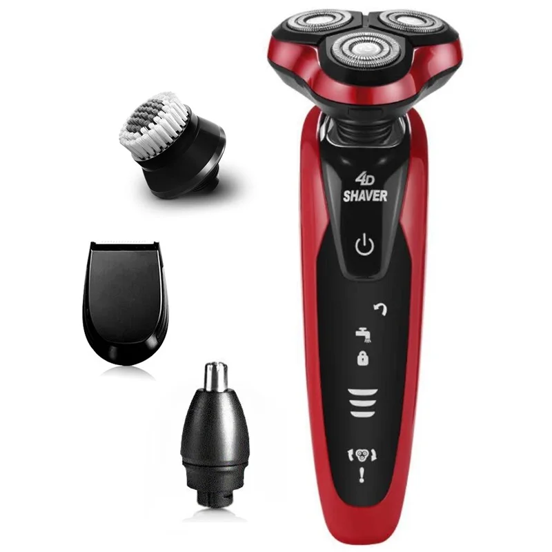 4D rotary male electric shaver wet dry electric razor for men rechargeable beard shaving machine face shaver home travel
4D rotary male electric shaver wet dry electric razor for men rechargeable beard shaving machine face shaver home travel