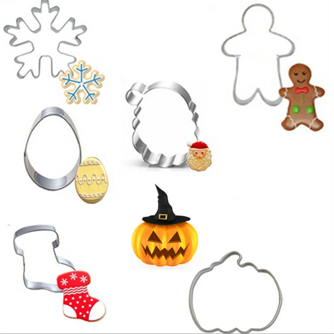 NEW Christmas Cookie Cutter Tools Aluminium Alloy Gingerbread Men Shaped Holiday Biscuit Mold Kitchen cake Decorating Tools
NEW Christmas Cookie Cutter Tools Aluminium Alloy Gingerbread Men Shaped Holiday Biscuit Mold Kitchen cake Decorating Tools