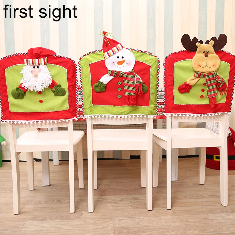 Santa Claus computer chair pillowcase red hat dinette back cover protective case Christmas day party holiday decoration
Santa Claus computer chair pillowcase red hat dinette back cover protective case Christmas day party holiday decoration