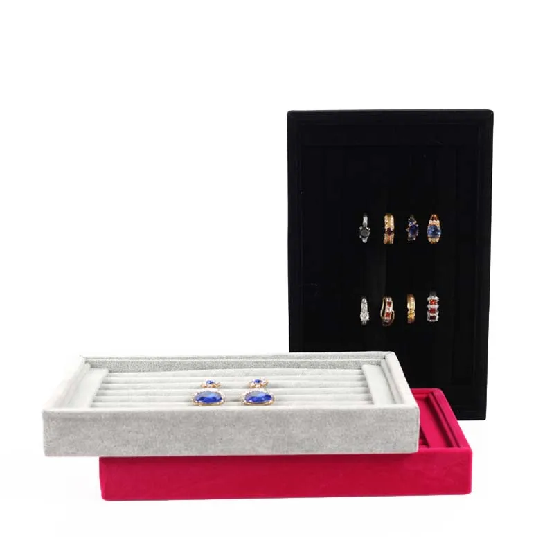 High Quality Velvet Ring Organizer Jewelry Display Shelf Rings Display Boxes Rings Storage Case Caskets For Jewelry Show Case
High Quality Velvet Ring Organizer Jewelry Display Shelf Rings Display Boxes Rings Storage Case Caskets For Jewelry Show Case