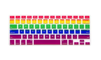 Rainbow Ultrathin Notebook Rainbow Silicone Keyboard Cover Skin for MacBook Pro 13 15 17 A1278 A1398 USA Standard
Rainbow Ultrathin Notebook Rainbow Silicone Keyboard Cover Skin for MacBook Pro 13 15 17 A1278 A1398 USA Standard