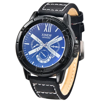 Top Brand XINEW Fashion Design Sports Watches Men Leather Strap Date Calendar Quartz Watch Relogio Masculino Marca Original 2018
Top Brand XINEW Fashion Design Sports Watches Men Leather Strap Date Calendar Quartz Watch Relogio Masculino Marca Original 2018