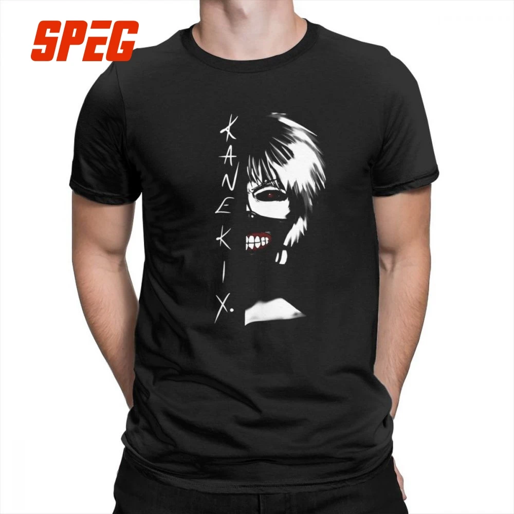 Tokyo Ghoul Anime T Shirts Kaneki Face Great Male Purified Cotton Tee Shirts Short-Sleeve Novelty Streetwear O-Neck T-Shirts
Tokyo Ghoul Anime T Shirts Kaneki Face Great Male Purified Cotton Tee Shirts Short-Sleeve Novelty Streetwear O-Neck T-Shirts