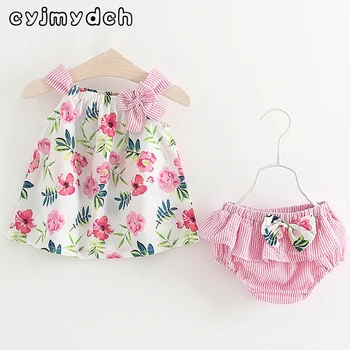 Summer Cotton Baby Sets Baby Girls Sets Clothing Siuts Print Top dress+PP pants 2pcs Newborn Outfits Toddler Kids Clothing Sets
Summer Cotton Baby Sets Baby Girls Sets Clothing Siuts Print Top dress+PP pants 2pcs Newborn Outfits Toddler Kids Clothing Sets