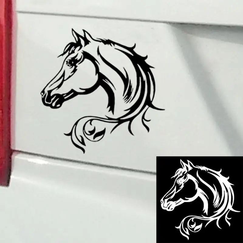 20*20CM Reflective Car Sticker Horse Head Beautiful Animal Pattern Car Body Decorative Decal Car Stickers Black/White
20*20CM Reflective Car Sticker Horse Head Beautiful Animal Pattern Car Body Decorative Decal Car Stickers Black/White