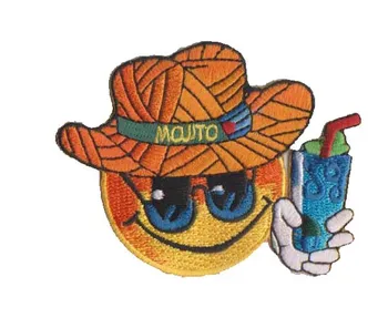 MOJITO Embroidery Patches Made by Twill with Heat Cut Edge with PVC Backing Accept Custom MOQ50pcs free shipping
MOJITO Embroidery Patches Made by Twill with Heat Cut Edge with PVC Backing Accept Custom MOQ50pcs free shipping
