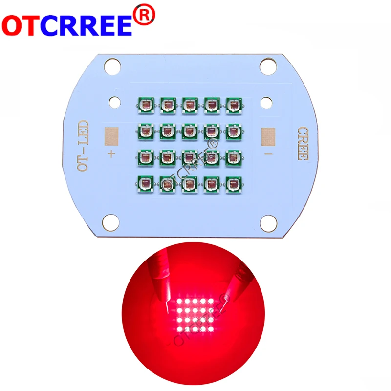 High Power LED Chip 660nm Deep Red LED Grow Light 660 nm 50W 60W COB Emitter+Driver+heatsink+cooler+lens reflector
High Power LED Chip 660nm Deep Red LED Grow Light 660 nm 50W 60W COB Emitter+Driver+heatsink+cooler+lens reflector