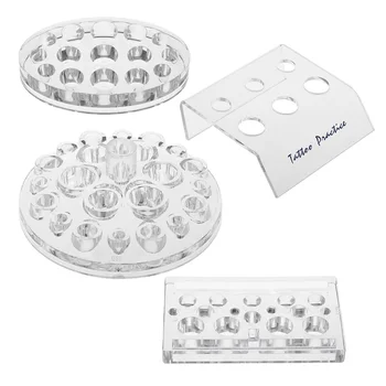 4pcs Transparent Tattoo Machine Pen Holder Stand Ink Cup Pigment Bracket Cap Rack for Permanent Makeup Eyebrow Lips Cap Holder
4pcs Transparent Tattoo Machine Pen Holder Stand Ink Cup Pigment Bracket Cap Rack for Permanent Makeup Eyebrow Lips Cap Holder