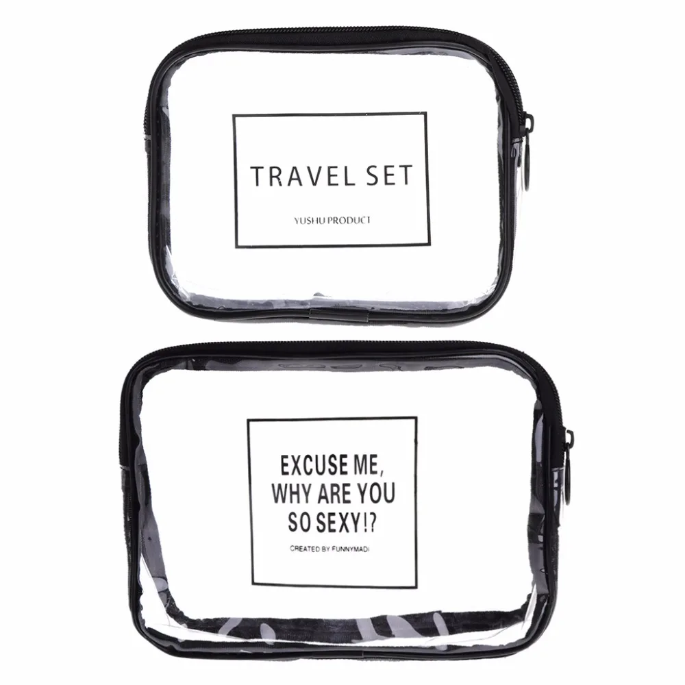 THINKTHENDO Waterproof Make Up Bag PVC Cosmetic Wash Bag Zip Pouch Case Transparent Clear Travel Casual Makeup Bag Organizer
THINKTHENDO Waterproof Make Up Bag PVC Cosmetic Wash Bag Zip Pouch Case Transparent Clear Travel Casual Makeup Bag Organizer