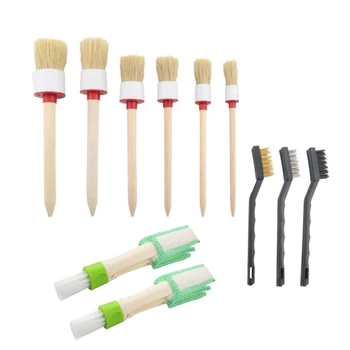 11 Pieces Car Cleaner Brush Set Air Conditioner Car Detailing Brush Set Auto Detailing Brush Set for Cleaning Wheels
11 Pieces Car Cleaner Brush Set Air Conditioner Car Detailing Brush Set Auto Detailing Brush Set for Cleaning Wheels