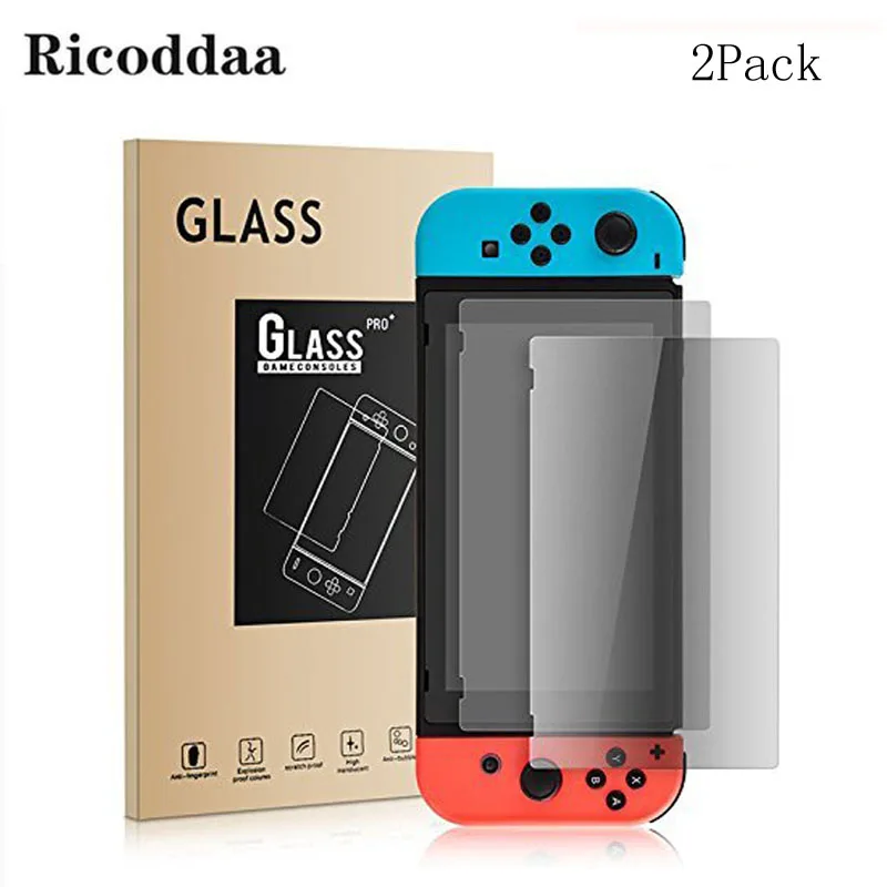 2PCS 9H Tempered Glass Screen Protector For Nintend Switch Protective Film Cover For Nintendo Switch NS Accessories
2PCS 9H Tempered Glass Screen Protector For Nintend Switch Protective Film Cover For Nintendo Switch NS Accessories
