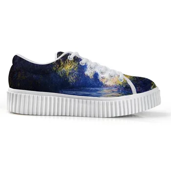 2019 Exclusive Women's Low Top Canvas Breathable Flats Female Fashion Blue Pattern Print Light Lace Up Comfort Custom Shoes
2019 Exclusive Women's Low Top Canvas Breathable Flats Female Fashion Blue Pattern Print Light Lace Up Comfort Custom Shoes