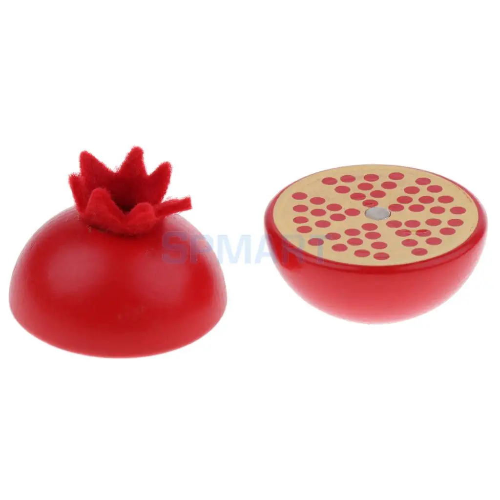Wooden Magnet Connected Fruits Kitchen Food Bread Cutting Kids Children Toddlers Pretend Play Toy Gift Party Decoration