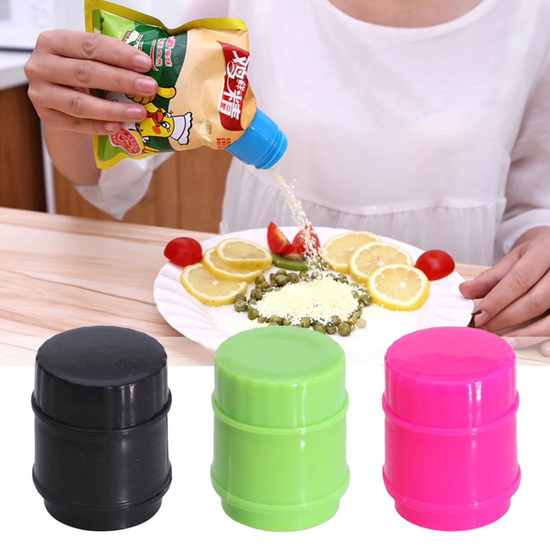 Household Sealing Clip Kitchen Tool Round Plastic Sealing Clip Reusable Snack Clip Bags Closer Clip Storage Food Fresh Cap Type
Household Sealing Clip Kitchen Tool Round Plastic Sealing Clip Reusable Snack Clip Bags Closer Clip Storage Food Fresh Cap Type