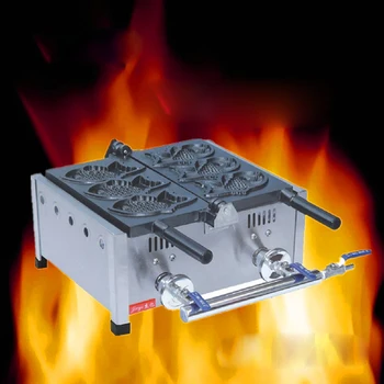 1PC FY-1103.R Gas Type Fish Taiyaki Maker Machine with Recipe / Fish Waffle Baker Gas Snapper Burn
1PC FY-1103.R Gas Type Fish Taiyaki Maker Machine with Recipe / Fish Waffle Baker Gas Snapper Burn