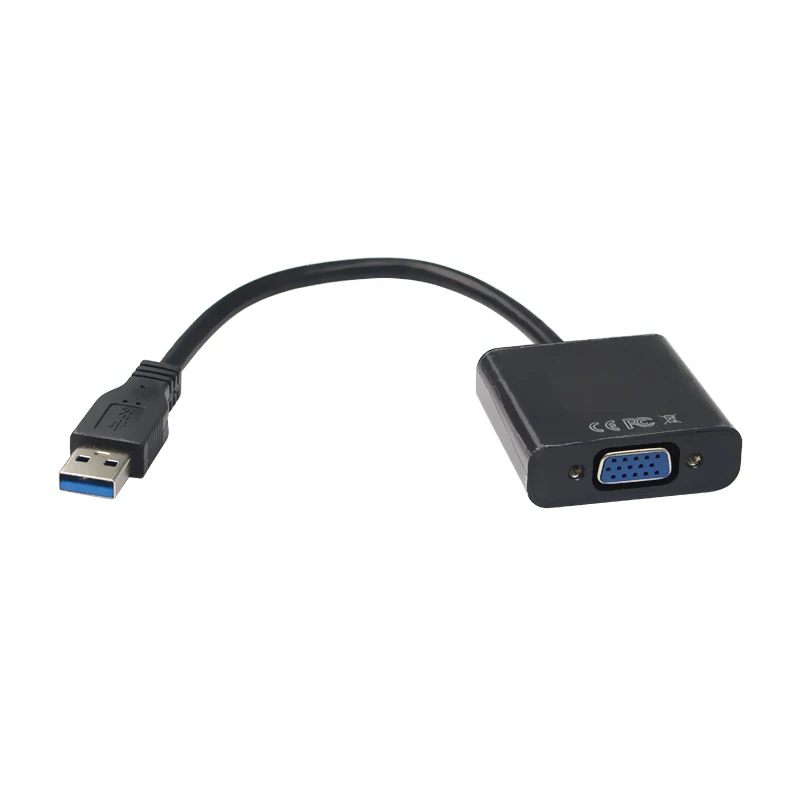 USB 3.0 to VGA Graphic Converter Card Display Cable Adapter 1080P USB to VGA Conneter For Notebook PC 