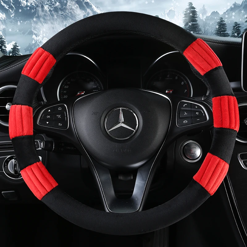KKYSYELVA Warm Fur Car steering wheel cover Winter Woolen Interior Accessories 38cm wool Auto Steering-wheel Covers
KKYSYELVA Warm Fur Car steering wheel cover Winter Woolen Interior Accessories 38cm wool Auto Steering-wheel Covers
