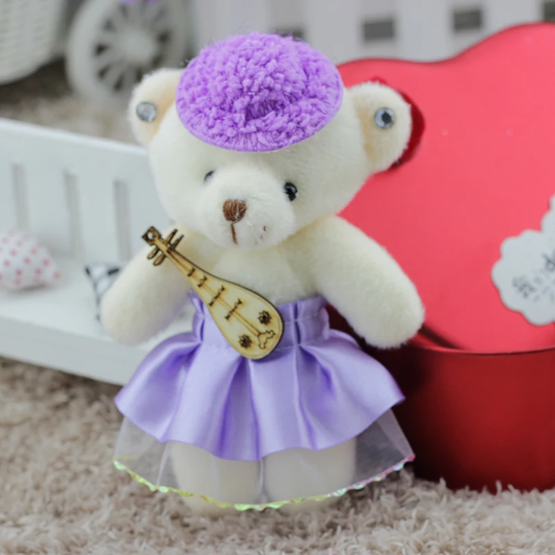 For Christmas Gift NEW 12CM 12pcs/lot pp cotton kid toys plush toy doll mini small teddy bear flower bouquets bear for wedding
For Christmas Gift NEW 12CM 12pcs/lot pp cotton kid toys plush toy doll mini small teddy bear flower bouquets bear for wedding