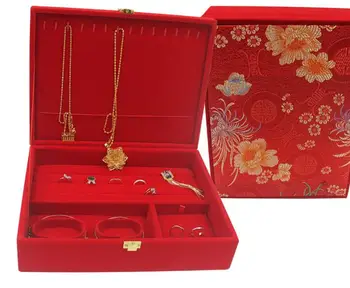 1PC Velvet Wooden Jewellery Box Casket Wedding Jewelry Display Storage Large Capacity Packaging Earrings Trinket Organizer Boxes
1PC Velvet Wooden Jewellery Box Casket Wedding Jewelry Display Storage Large Capacity Packaging Earrings Trinket Organizer Boxes