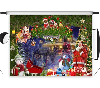 LB Polyester & Vinyl Santa Claus Reindeer Sleigh Snowman Xmas Backdrops Background For Photography Studio Backdrop Photo Props
LB Polyester & Vinyl Santa Claus Reindeer Sleigh Snowman Xmas Backdrops Background For Photography Studio Backdrop Photo Props