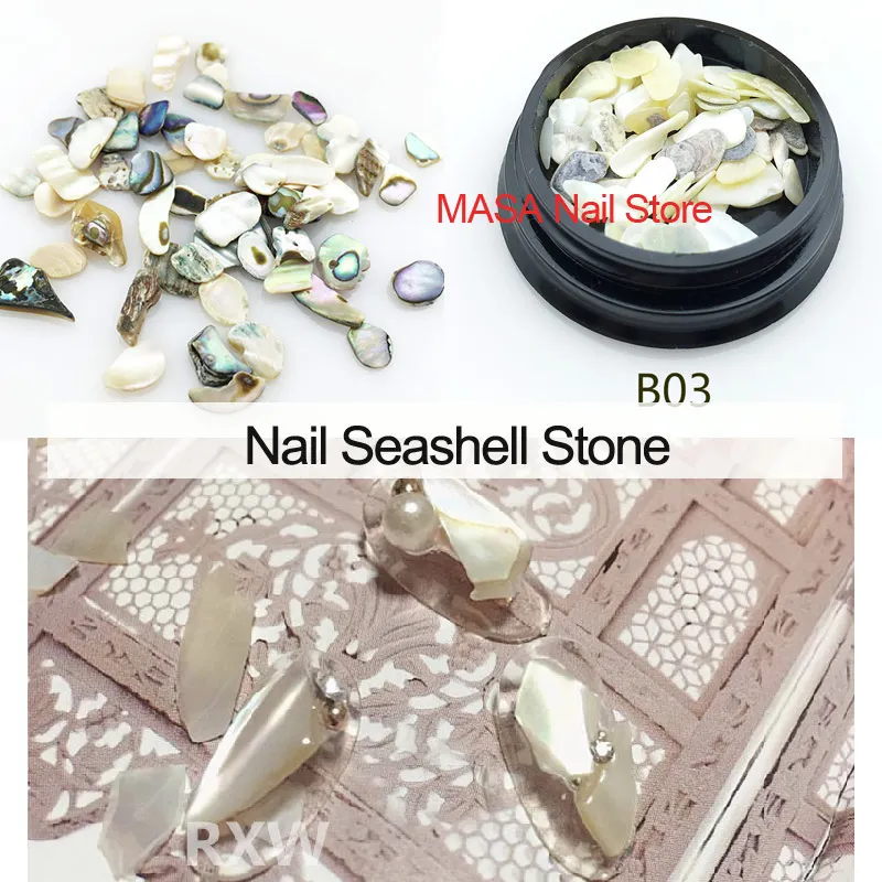 10 Colors Natural Real Seashell Stone Rock Jade Gravel Rhinestone Crystal Stone Japanese Style Nail Art Slices DIY Nail Stone
10 Colors Natural Real Seashell Stone Rock Jade Gravel Rhinestone Crystal Stone Japanese Style Nail Art Slices DIY Nail Stone