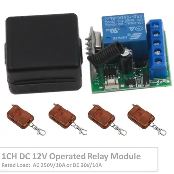 Wireless Remote Control Switch DC 12V Operated 1CH rf 433Mhz Relay Receiver & 500m Transmitter for Remote Garden and Led Switch 
Wireless Remote Control Switch DC 12V Operated 1CH rf 433Mhz Relay Receiver & 500m Transmitter for Remote Garden and Led Switch