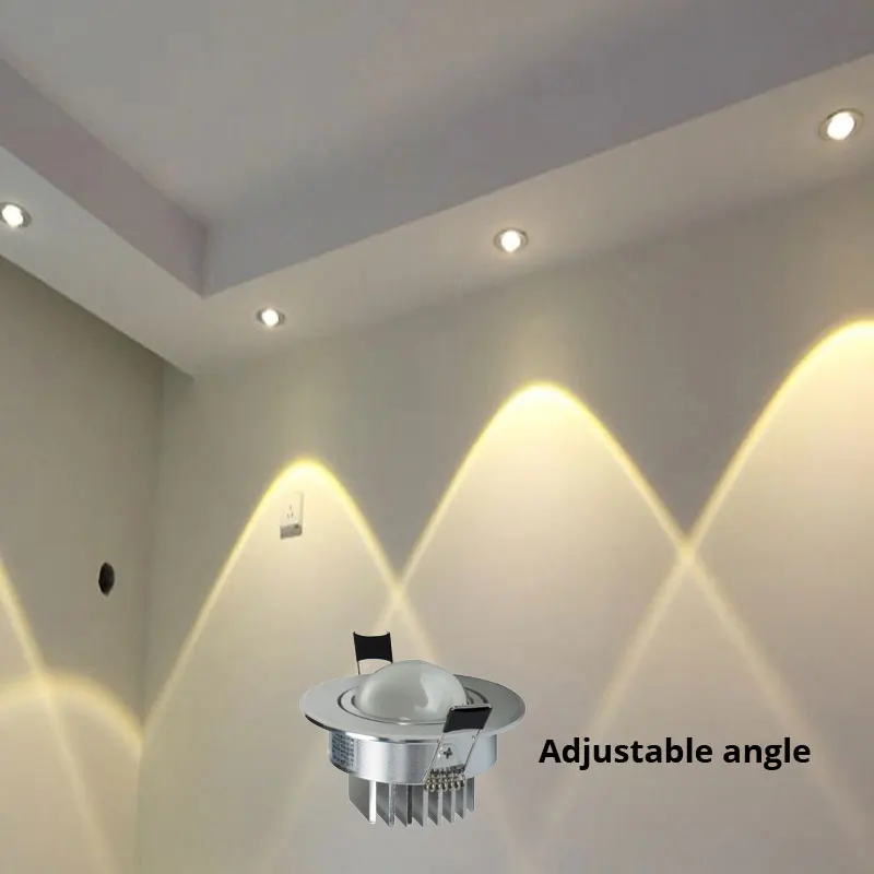 3pcs Adjustment angle LED downlight RGB with Remote 3W 6W 9W 12W sofa TV background Wall Foyer Light crystal aisle corridor Lamp
3pcs Adjustment angle LED downlight RGB with Remote 3W 6W 9W 12W sofa TV background Wall Foyer Light crystal aisle corridor Lamp