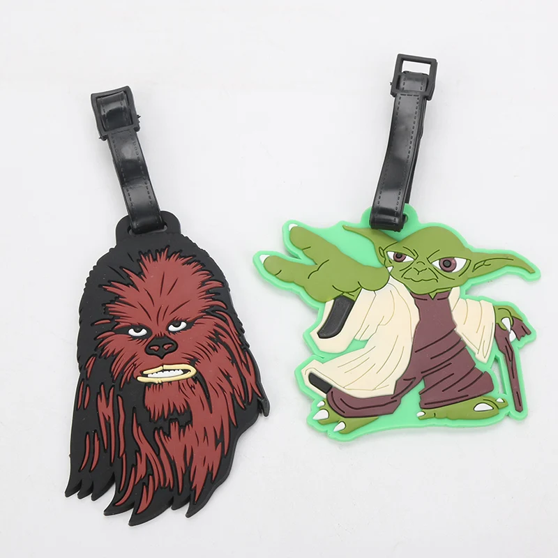 Star Wars Luggage Tags Chewbecca and Yoda