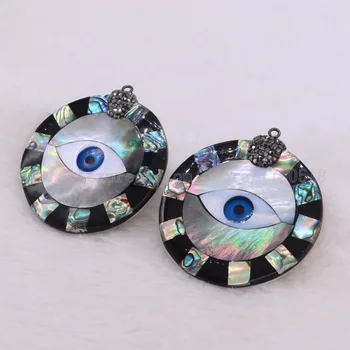 5 PCS natural shell pendants abalone beads WITH EYE handcrafted Jewelry retro style costume jewelry 2229
5 PCS natural shell pendants abalone beads WITH EYE handcrafted Jewelry retro style costume jewelry 2229