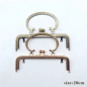 vintage 10PCS 20cm Square S Embossing C shape Handle metal purse frame Kiss Clasp DIY Kiss Lock bag Accessories Bronze/gold
vintage 10PCS 20cm Square S Embossing C shape Handle metal purse frame Kiss Clasp DIY Kiss Lock bag Accessories Bronze/gold