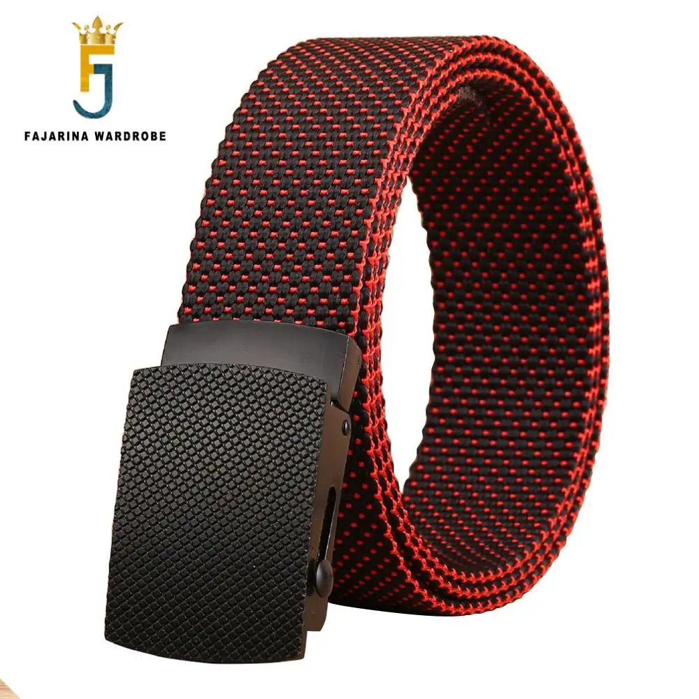 FAJARINA New Unisex Quality Canvas Automatic Styles Straped Female Patchwork Novelty Male Belts for Women 38mm Width CBFJ0035
FAJARINA New Unisex Quality Canvas Automatic Styles Straped Female Patchwork Novelty Male Belts for Women 38mm Width CBFJ0035