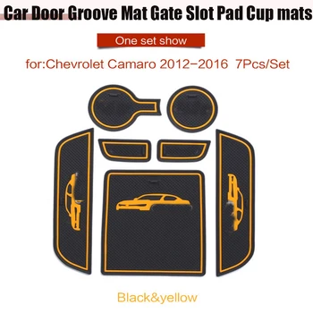 7pcs New Anti dirty mats Car-styling Car Gate slot mat Interior Door Pad/Cup mat For chevrolet CAMARO 2012-2016
7pcs New Anti dirty mats Car-styling Car Gate slot mat Interior Door Pad/Cup mat For chevrolet CAMARO 2012-2016