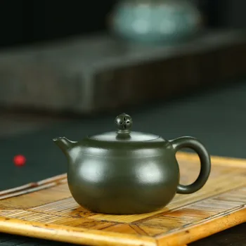 Pottery Teapot Full Manual High Quality Raw Ore Azure Mud Gourd Kettle Kung Fu Tea Have Household Infusion Of Tea Kettle
Pottery Teapot Full Manual High Quality Raw Ore Azure Mud Gourd Kettle Kung Fu Tea Have Household Infusion Of Tea Kettle